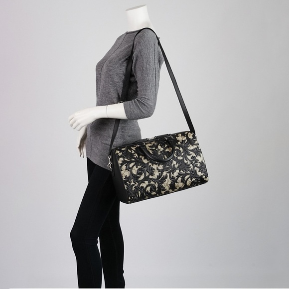 New Gucci Large Arabesque Gg Supreme Satchel - Picture 8 of 8